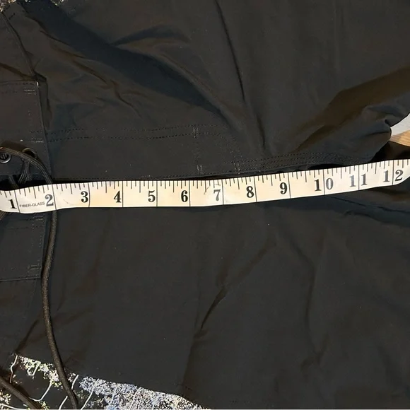 RVCA Men's Black and Patterned Board Shorts - Picture 6 of 6